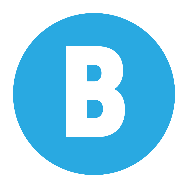 B