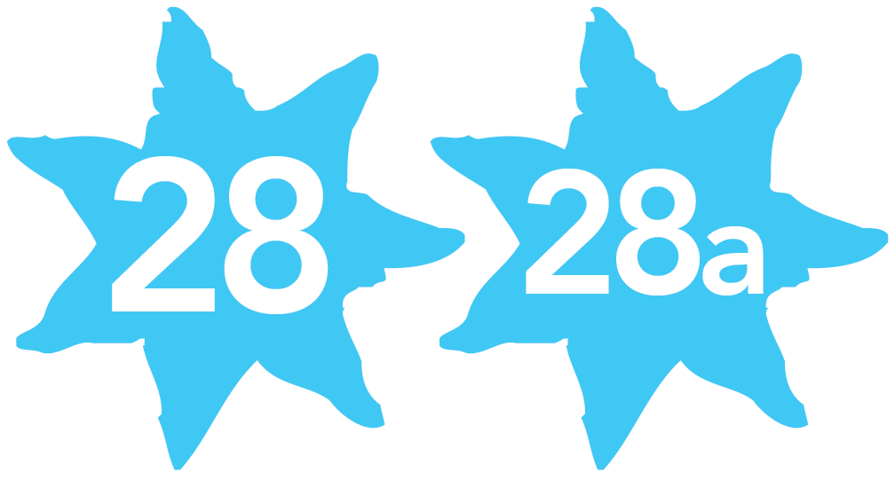 28, 28A
